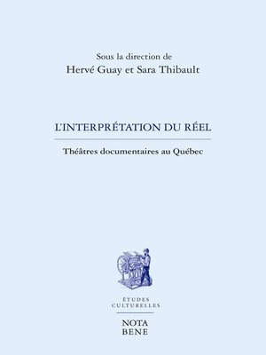 cover image of L'interprétation du réel